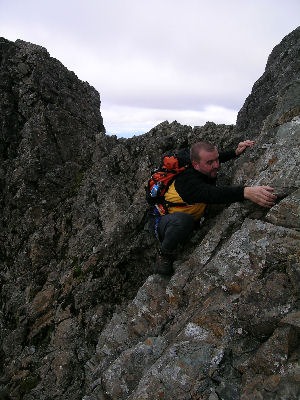 Bobby Motherwell on Pinnacle Ridge